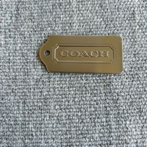 Coach silver Bag Tag